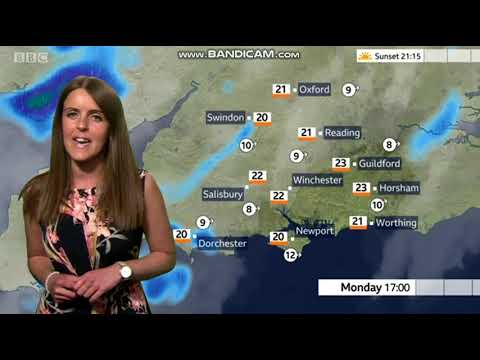 Alex Osbourne BBC South Today weather on BBC ONE July 12th 2020 in HD! - 60 FPS