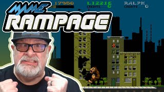 Playing RAMPAGE on MAME! Classic Arcade Game | RETRO BLISS!