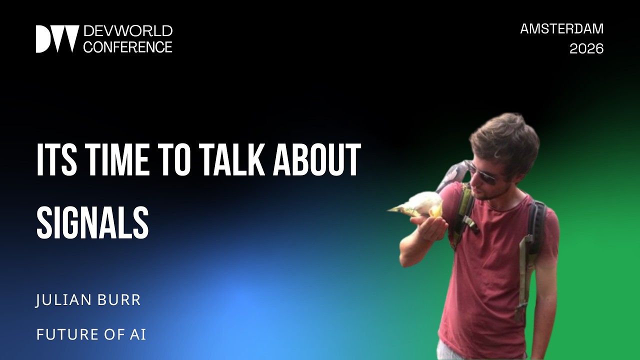 Julian Burr - It's Time to Talk About Signals