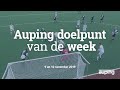 Auping Doelpunt van de Week: 9 en 10 november