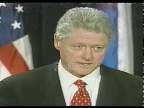 Lajme Arkiva - Bill Klinton per zgjidhjen e situates ne Kosove (17 Shtator 1998)