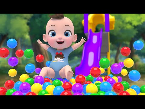 Color Ball | Rock A Bye Baby & Johny Johny Yes Papa  | Nursery Rhymes & Kids Songs | Kindergarten