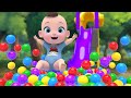 Color Ball Rock A Bye Baby Johny Johny Yes Papa Nursery Rhymes Kids Songs Kindergarten