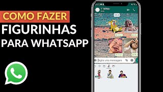 Como Fazer FIGURINHAS Para WhatsApp - Veja Como e Fcil