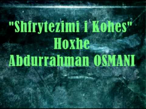 Shfrytëzimi i kohës - Hoxhë Abdurrahman OSMANI