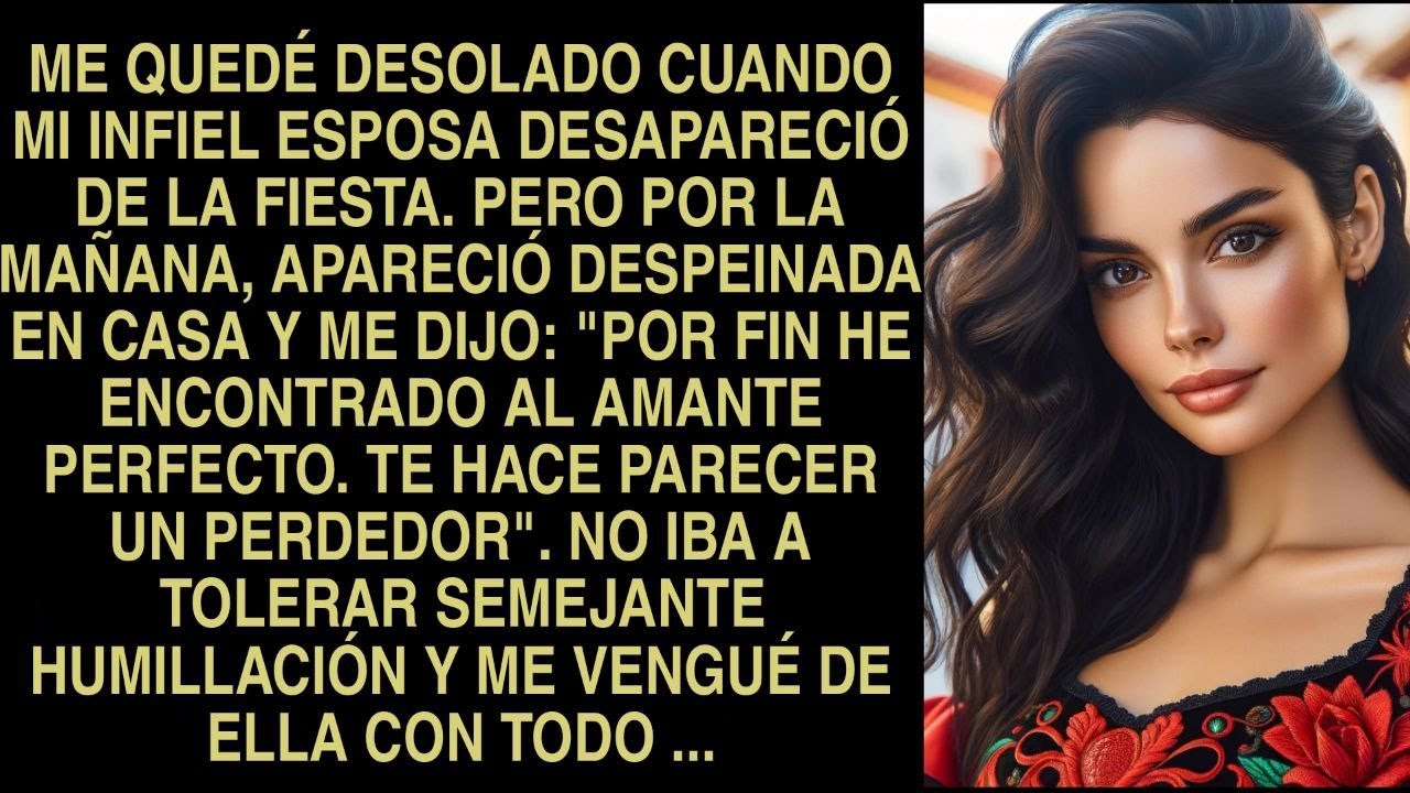 Me Quedé Desolado Cuando Mi Infiel Esposa Desapareció De La Fiesta. Pero Por La Mañana, Apareció