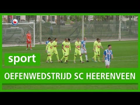 SPORT: sc Heerenveen gaat onderuit in oefenwedstrijd