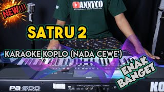 Download lagu SATRU 2 KARAOKE KOPLO TERBARU NADA CEWEK Versi Pal... mp3