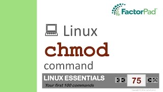 Linux chmod command summary with examples