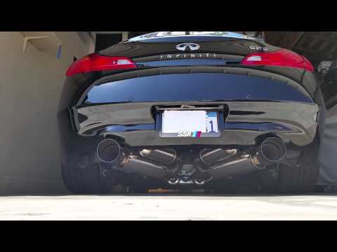 Infiniti G37 - HKS Hi Power Exhaust - Cold Start
