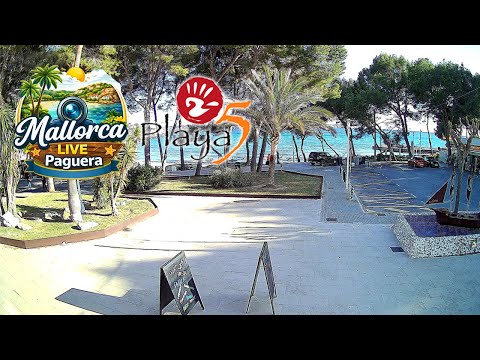 🌞 Live Webcam Playa 5, Peguera–Mallorca Beach & Restaurant Views 24/7 🌴 #Mallorca #Livestream
