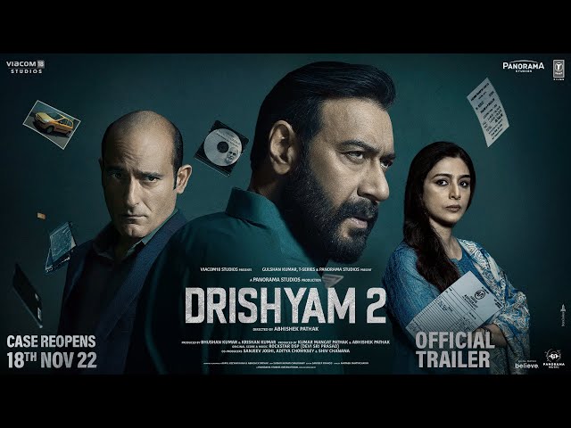 Drishyam 2: OFFICIAL TRAILER | Ajay Devgn Akshaye Khanna Tabu Shriya Saran Abhishek Pathak Bhushan K