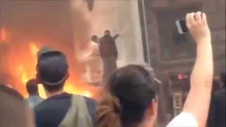 preview picture of video '2 мая Одесса кадры выпрыгивающих людей'