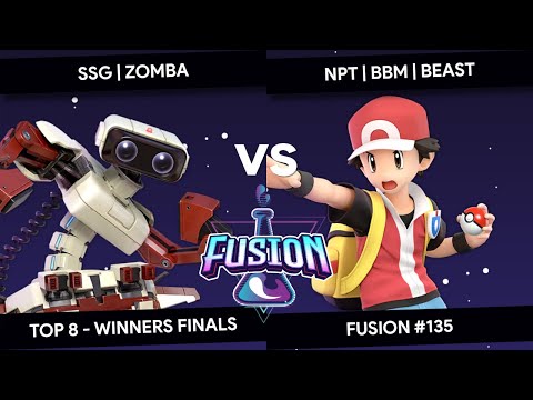 Fusion #135 - Zomba (Lucina, R.O.B.) vs Beast (Pokemon Trainer) - Top 8 - Winners Finals