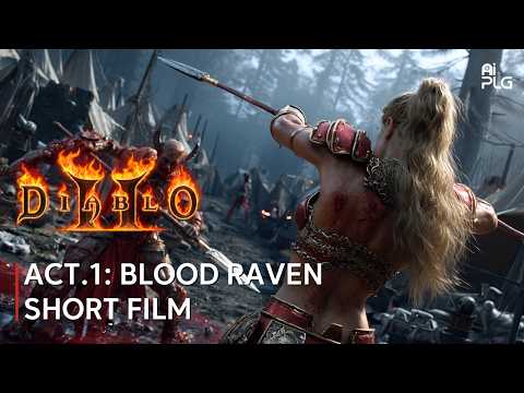 Diablo II ACT.1: Heroes’ Dawn & Blood Raven | Short Film | AI Live-Action | Cinematic 🎥