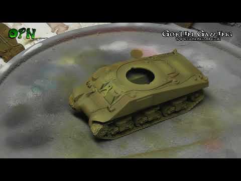 How to paint a Sherman Tank