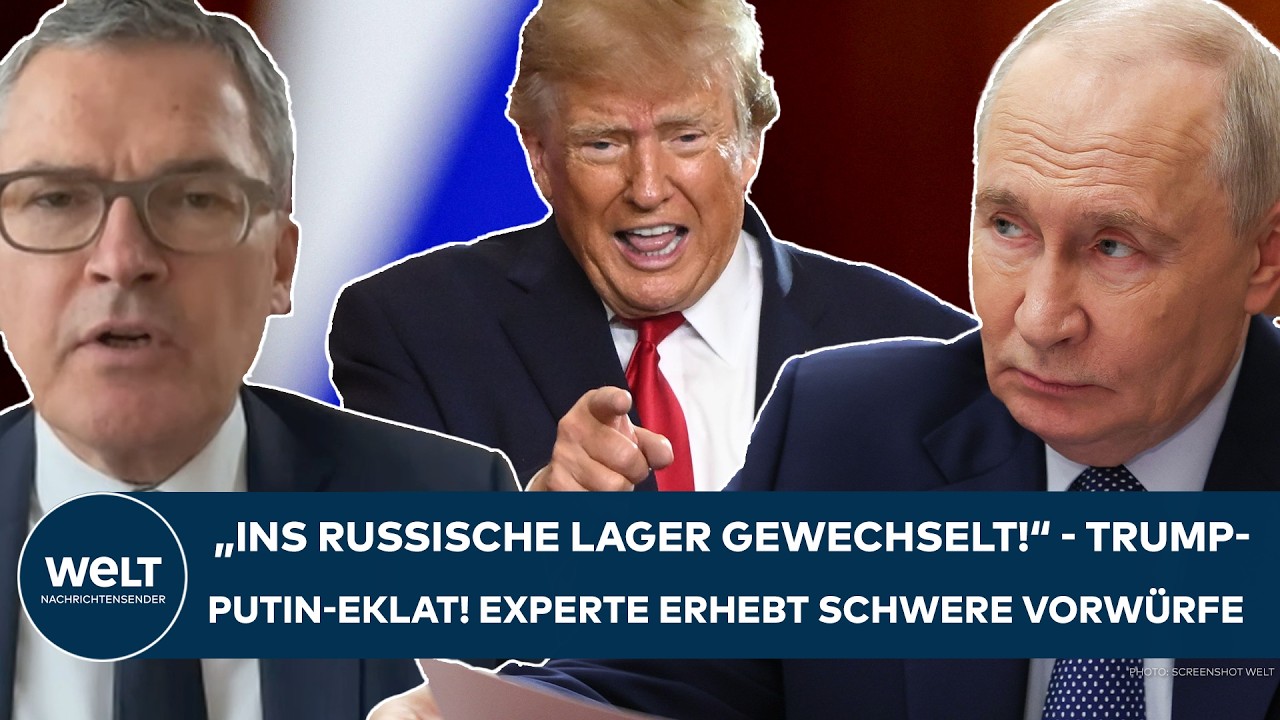 UKRAINE-KRIEG: "Ins russische Lager gewechselt" - Putin-Trump-Eklat! Experte erhebt schwere Vorwürfe
