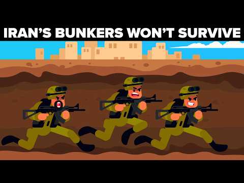 Iran Base Devastated by Bunker Buster Bombs