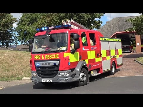 Blackpool second pump Turnout  - Lancashire fire and rescue service