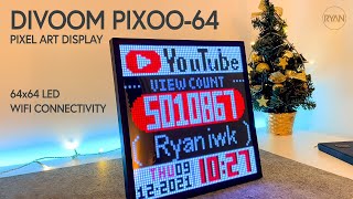 Divoom Pixoo-64 Quick Review - BIGGER... and BETTER! (2021) 😃 🌈 🖼