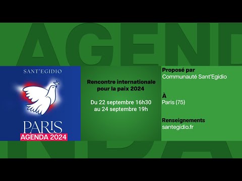 Agenda du 16 septembre 2024