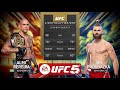 Alex Pereira Vs Jiri Prochazka 2 UFC 303 UFC5 Gameplay