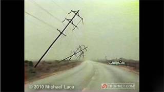 preview picture of video 'Hurricane Bonnie - High Island, Texas - June 26, 1986'