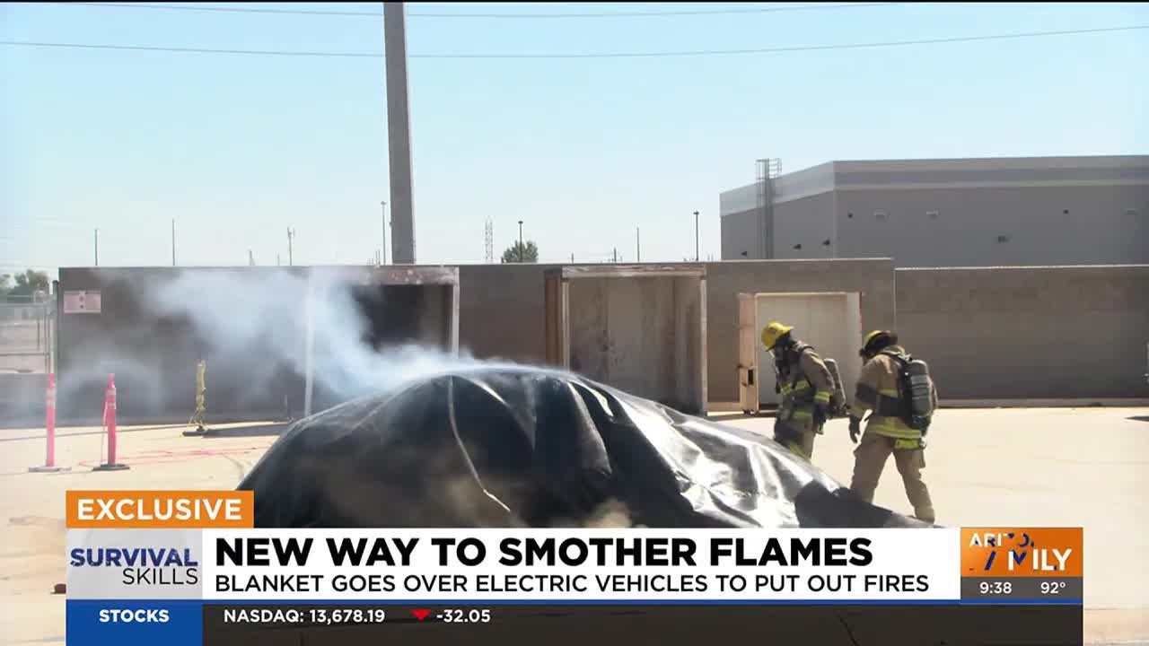 Scottsdale Fire tests out new technology to fight electric vehicle fires