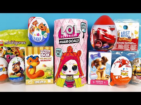 СЮРПРИЗ MIX! LEGO, Щенячий патруль, Куклы ЛОЛ, ТРИ КОТА, Тачки, LOL Dolls Unboxing Kinder Surprise