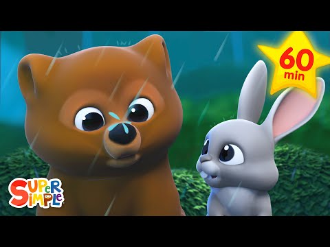 Raindrops Falling + More | Kids Songs | Super Simple Songs