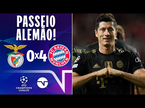 Gols e lances de Benfica x Bayern