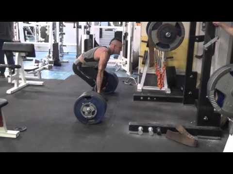 unique fitness kev lang deadlifts 230kg@85.5kg