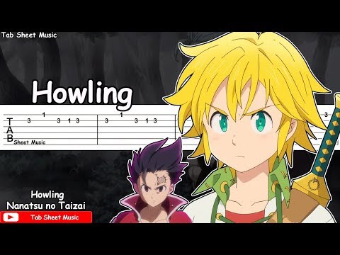 Nanatsu no Taizai S2 OP - Howling Guitar Tutorial Video