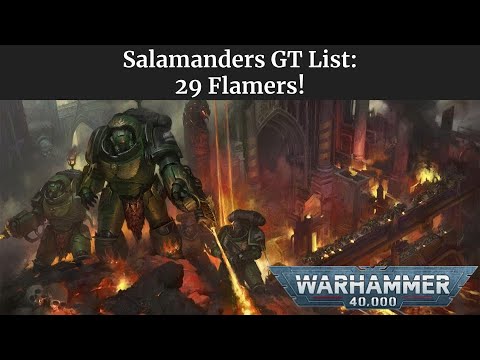 My Salamander GT List: Warhammer 40k