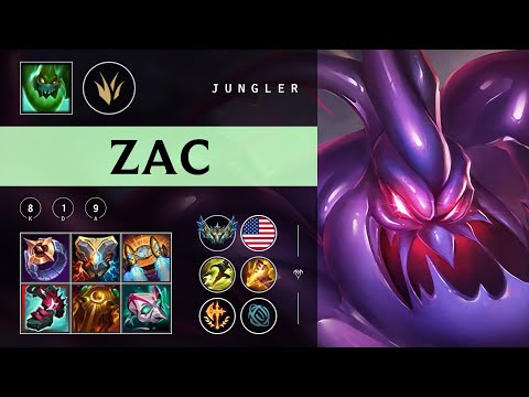 Zac Jungle vs Ekko - NA Challenger Patch 25.22