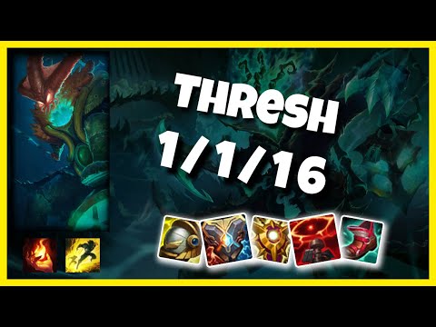 Thresh vs Rell EU Challenger SUPPORT (1/1/16) - v11.2