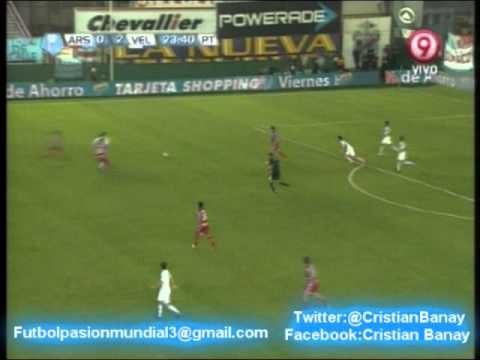 Arsenal 1 Velez 5 (Audio Ecos Velezanos(  Torneo Inicial 2012 Los goles (3/11/2012)