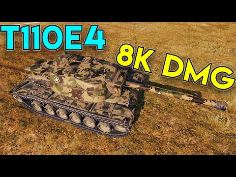 World of Tanks ::: T110E4 ::: 4 kills ::: 8k Dmg