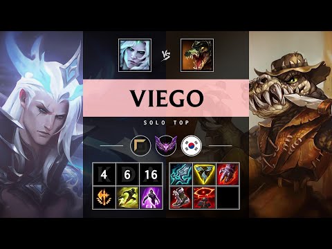Viego Top vs Renekton - KR Master Patch 25.10