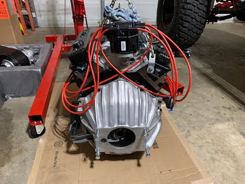 Jeep CJ7 Update 51 - Mounting the AX15 to the Chevrolet 350