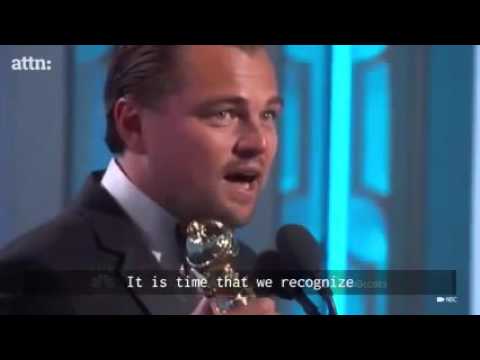 Záverečná reč Leonarda DiCapria pri preberaní Zlatého glóbusu 2015 (sk tit)