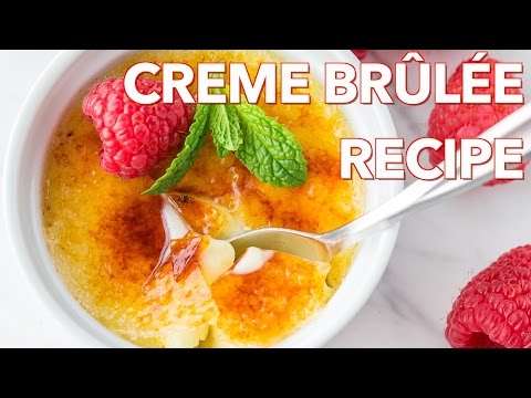 Meilleure recette de crème brûlée à l'avance - SEULEMENT 4 ingrédients!