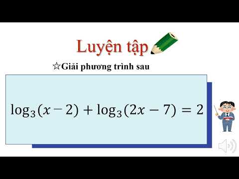 高2＿対数＿対数方程式の解法（ベトナム語版）