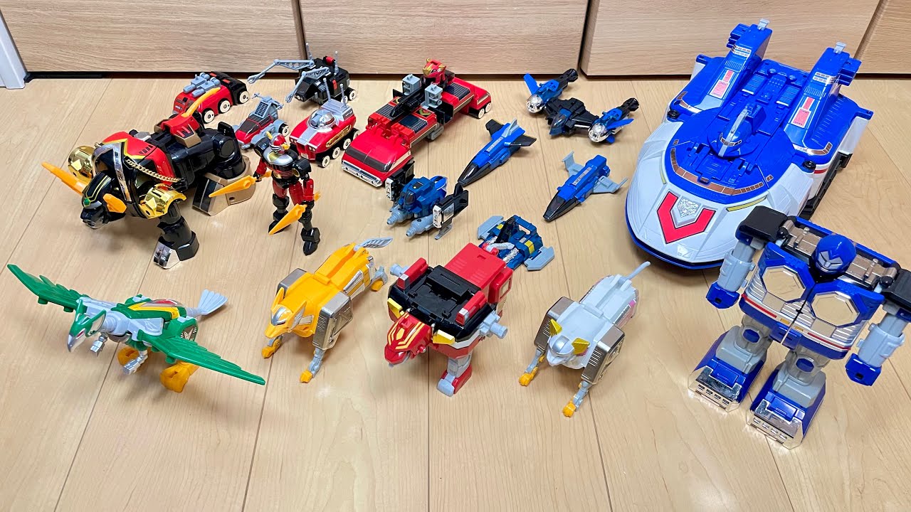 【PowerRangers Lost Galaxy All Megazord】ガンガンギギン⁉️ギンガマンの全DXロボで遊んでみた