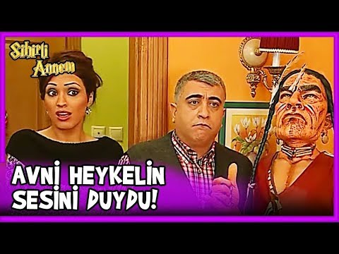 Avni, Heykeldeki Umur'un Sesini Duydu! - Sihirli Annem 7.Bölüm
