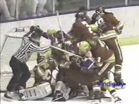 *Kings - Flames brawl 4/10/88