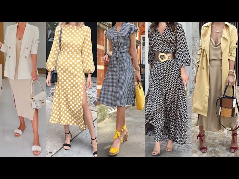 Vestidos bonitos sencillos elegantes y discretos de MODA 2024/VESTIDOS MODERNOS y SENCILLOS