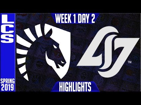 TL vs CLG Highlights | LCS Spring 2019 Week 1 Day 2 | Team Liquid vs Counter Logic Gaming