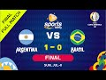 Argentina vs Brazil Full Match ● Final ● Copa America 2021● 🔊 English