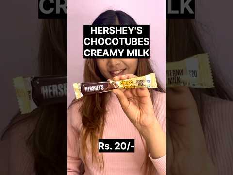 new hershey's choco tubes creamy milk #shorts #foodshorts